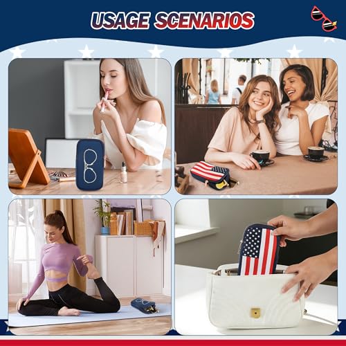 KKP Double Eyeglass Case | Sunglasses Cases with 2 Compartments - color: Multicolored