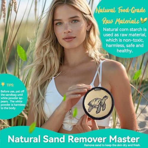 MNZZ Beach Sand Remover Sand Eraser Adult Women Men Summer Essentials Sunscreen Chair Cover Towel Blanket Shell Tote Bag Tent Umbrellas Shovel Castle Building Cup Holder Clip Hat Canopy Shade 2Pcs - color: 2pcs Cute Round Turtle