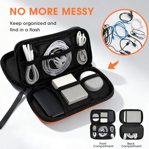 Toncoke Travel Toiletry Bag Set, Hanging Toiletry Bag Premium Faux Leather, Toiletry Bag for Women & Men, Travel Essentials Makeup Bag Water-resistant, Faux Leather Orange - color: Faux Leather Orange