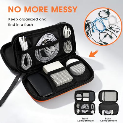 Toncoke Travel Toiletry Bag Set, Hanging Toiletry Bag Premium Faux Leather, Toiletry Bag for Women & Men, Travel Essentials Makeup Bag Water-resistant, Faux Leather Orange - color: Faux Leather Orange