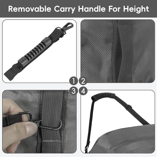 120L Foldable Rolling Duffel Bag with 3 Wheels And Handle, 30 inch Large Travel Duffle Bag for Travel, Camping, Outdoors - color: Grey