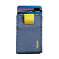 RFID Minimalist Slim Wallet for Men and Women, Holds Up to 12 Cards, Cash, Key Thin and Lightweight Credit Card Holder (Blue Microfiber – Solar Edition) - color: Blue Microfiber – Solar Edition