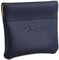 Travelambo Leather Squeeze Coin Purse Pouch Change Holder For Men & Women - color: Access Blue Navy