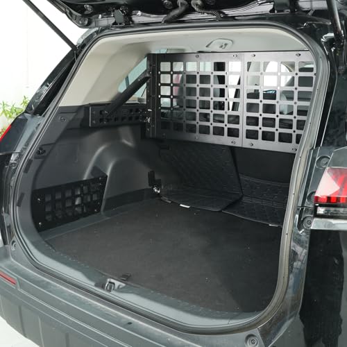 HIGH FLYING for Toyota RAV4 2026 2027 Interior Storage Molle Panel Cargo Shelf Trunk Organizer Luggage Carrier Rack Modular System Aluminum (Shelf+Storage Box) - size: 2026 2027 Shelf+Storage Boxes