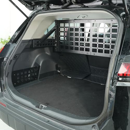 HIGH FLYING for Toyota RAV4 2026 2027 Interior Storage Molle Panel Cargo Shelf Trunk Organizer Luggage Carrier Rack Modular System Aluminum (Shelf+Storage Box) - size: 2026 2027 Shelf+Storage Boxes