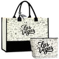 Seattle Italy Chicago New York Las Vegas Paris Gifts for Women Canvas Tote Bag Mother's Day Gifts for Women - color: Lasvegas