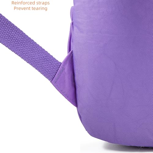 AOTIAN Mini Lightweight 11.8 Inch Backpack Durable Travel Hiking Women and Girls Small Daypack, 7 Liters Light Violet Purple - color: Light Violet Purple