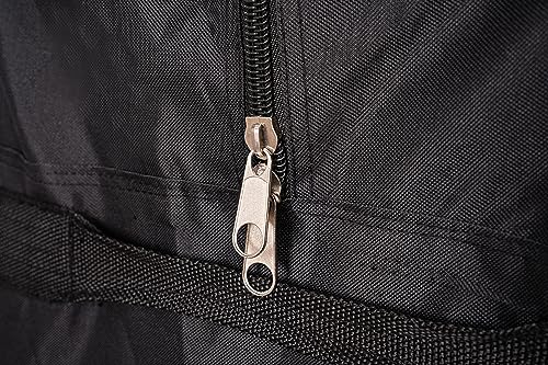 Extra Large Foldable Duffel Bag for Travel – Heavy-Duty Cargo Bag with Zippers & Reinforced Handles, TSA Approved, Water-Resistant, Security strap 36x27x16inch, load up to 120 lb - size: 36 inch