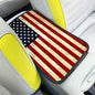 Auto Center Console Pad,American Flag 1 Auto Armrest Pad Seat Box Cushion,Armrest Cover Protector for Vehicle SUV Truck Car - color: American Flag
