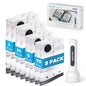 Travel Vacuum Bags with 2026 Lastest Wireless Pump, 8 Pack-4 Sizes Space Saver Vacuum Storage Bags for Luggage and Suitcase, Compression Bags for Packing, Vacuum Seal Bags for Clothing Travel - style: 8 Combo Travel Bags+Wireless Pump