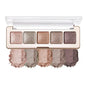 Glitter Shimmer Eyeshadow Palette – High Pigment Sparkly Metallic Eye Makeup Rose Quartz, Silver Champagne, Coral Pink, Taupe Gold & Plum Silver Shades, Long-Lasting Festival Party Eye Glitter Palette - color: C05