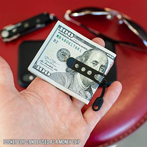 Compact 11-in-1 Keychain Multitool with Pocket Clip & ParaPull - Bottle Opener, Box Opener, Cord Cutter, Mini Screwdrivers & More - Travel-Friendly, Modular EDC Multi-Tool - Keyport MOCA2 Kit
