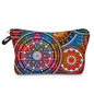 Deanfun Cosmetic Bag for Women, Mandala Flowers Waterproof Makeup Bags Roomy Toiletry Pouch Travel Accessories Gifts (51555) - color: 51555