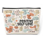 Positive Affirmations Makeup Bag Self Love Gifts Mental Health Inspirational Gifts for Female Sister Girl Friend Colleagues Coworker Birthday Friendship Mothers Day Nurse Day Travel Toiletry Bag - color: Multicolor632
