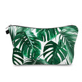 Cute Travel Makeup Bag Cosmetic Bag Small Pouch Gift for Women (Leaves) - color: Leaves