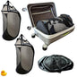 Travel Laundry Bags for TSA Compliant Carry On Luggage. Laundry bag travel, Travel Essentials, Cruise Essentials 2025, Luggage Sets, Packing Cubes (Black, 2-Pack)