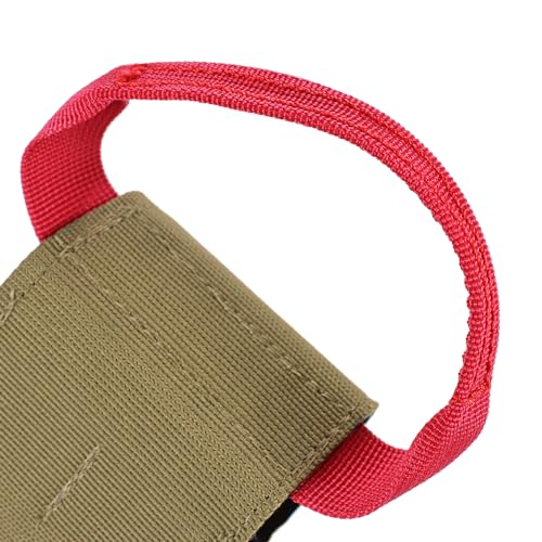 IFAK Insert, Tactical Pocket First Aid Pouch Insert, Portable EDC Slim Medical Trauma Kit Organizer MED Panel Webbing Handle - color: Coyote brown