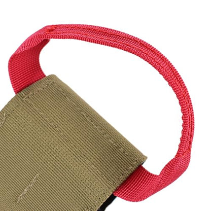 IFAK Insert, Tactical Pocket First Aid Pouch Insert, Portable EDC Slim Medical Trauma Kit Organizer MED Panel Webbing Handle - color: Coyote brown