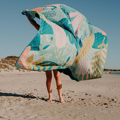 Rudie Nudie Jumbo Picnic Rug, Premium Large Picnic Mat, 6'7" x 6'7", Outdoor Waterproof Picnic Blanket Beach Mat, Foldable & Waterproof, Picnic Blankets Ideal for Beach & Park, Outdoor Blanket