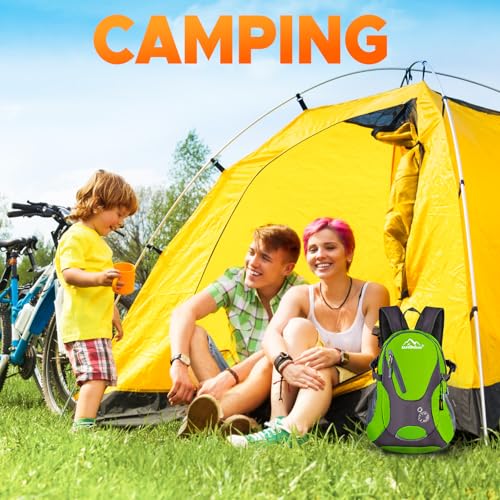 sunhiker Small Hiking Backpack Women Men 20L Lightweight Travel Backpack Daypack Casual Backpack For Cycling Outdoor Camping - color: Gray Camo