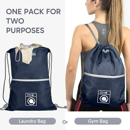 8 Set Expandable Compression Packing Cubes for Suitcases Travel Essentials Carry On Waterproof Storage Bag With Dry And Wet Separation Dark Blue - color: Dark-Blue