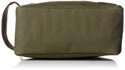 Timberland Men's Toiletry Bag Canvas Travel Kit Organizer - color: Olive