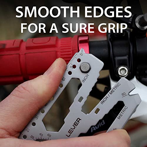 Lever Gear Toolcard Pro - 40 in 1 Credit Card Multitool. Slim, Minimalist Survival Card Wallet Tool Card. TSA Approved Multitool Card Pocket Tool. (Stonewash, Single) - color: Stonewash, size: Single