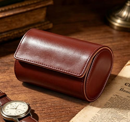Watch Travel Case Hold 2 PCS Watches Travel Watch Case for Wristwatches & Smart Watches and Watch Travel Case for Men - size: 2 Slot