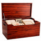 Hope Chest, Wooden Keepsake Box, Memory Storage Trunk, Solid Wood Heirloom Chest, Fully Assembled, Mahogany - 30” - color: Keepsake Chest - Mahogany
