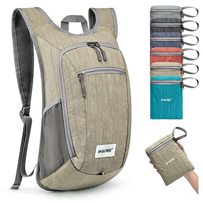 G4Free 10L/15L Hiking Backpack Lightweight Packable Hiking Daypack Small Travel Outdoor Foldable Shoulder Bag - color: Beige, size: 20L