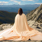 Lightweight Woven Throw Blanket Large Soft Camping Gear Roadtrip Essentials Headrest Car Trailer Accessories Road Trip Necessities Rv Must Haves Camper Stuff Hiking Item Backpacking Gadget Gift Yellow - color: Yellow, size: Extra Large 50'' x 70''