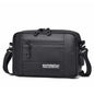 Waterproof Polyester Slim Unisex Crossbody Sling Bag Chest Backpack Men's Shoulder Bag, Leisure Travel Handbag, Hard Shell Anti-Theft Chest Bag, Messenger Bag-Black, Standard, Retro - color: Messenger Bag-black