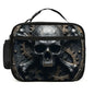 Skull Gear Lunch Bag Insulated Reusable Lunch Box Cooler Thermal Tote Bag For Teenage Boys Girls School Beach - color: Skull Gear