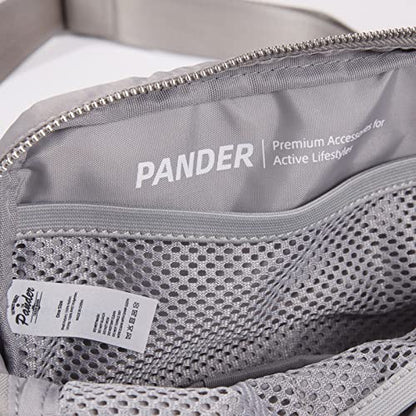 Pander Belt Bag for Women, Fashion Waist Packs, Crossbody Bags with Adjustable Strap (Light Grey). - color: Light Grey