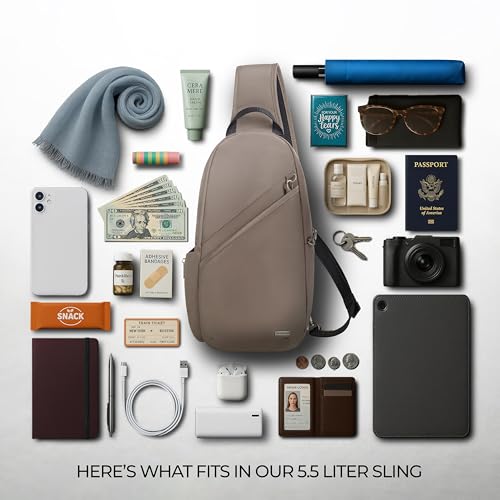 Travelon Anti-Theft Classic Sling Bag - color: Nutmeg