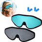 2 Pieces 3D Sleep Mask for Kids Memory Foam Contoured Eye Mask, Travel Sleep Eye Cover with Adjustable Strap, 3D Blindfolds(Gray and Green) - color: Gray and Green