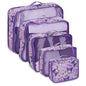 Sanrio's Hello Kitty Packing Cubes - 5 Piece Packing Cube Bags - Travel Essentials - Suitcase Luggage Organizer Set - Hello Kitty and Friends, My Melody, Kerromi, Kerropi, Badtz-Maru (Kerromi) - color: Purple