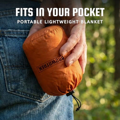 Pocket Blanket (Water Resistant) - Ultralight Sand Proof Beach Mat for Hiking, Festivals, & Travel - Compact Ground Cover Fits 2-4 Adults (Stake Loops Included)