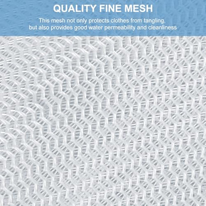 BAGAIL Laundry Bags Mesh Wash Bag for Intimates Lingerie and Delicates(3S) - color: Pearl White-Fine Mesh, size: 3S
