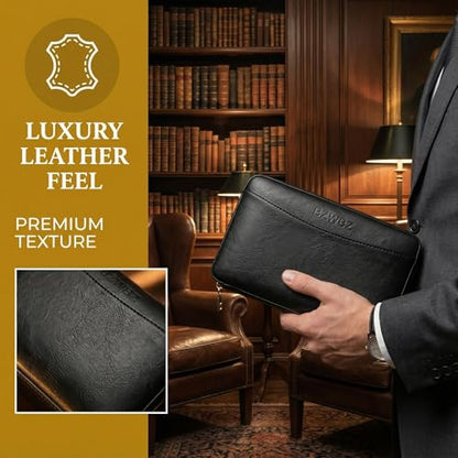 Travel Cigar Humidor Case Cigar Cutter and Lighter Set Cedar Wood Lined PU Leather Cigar Travel Case V Cut Cigar Cutter Cigar Punch Holds 6 Cigars No Butane in Lighter, Minor Works, Black