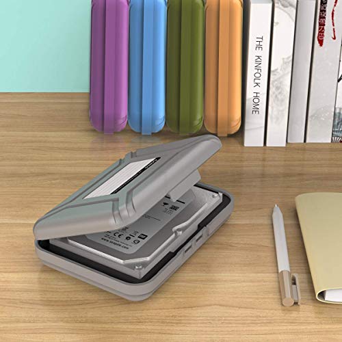 ORICO Hard Drive Case 3.5 inch HDD Storage Protective Bag Anti-Static and Shockproof External Hard Drive Suit for WD,Seagate,Toshiba-PHXGY - color: Gray