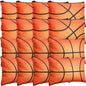 Eccliy 20 Pcs Basketball Makeup Bags Bulk Sport Team Gifts Basketball Cosmetic Bag Accessories for Women Toiletry Zipper Pouch Travel Canvas Gifts Stuff for Party Team Players Lover - size: 8 x 5 Inch, style: Basketball
