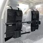 MYDAYS 2 Pack Tactical Seat Back Gun Rack, Camo Front Seat Gun Organizer with Molle Panel Vehicle Gun Holder for Hunting Rifles/Shotguns (Black) - color: Black1