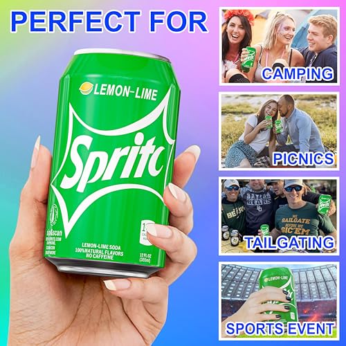 BeerSkin Skywin Silicone Can Covers that Look Like Soda - 10 Pack 12 oz (355ml), Reusable & Durable Soda Can Cover, Fun Kozies for Cans for Camping, Parties, Outdoor, Beach Accessories (Grass Green) - size: Grass Green