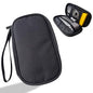 Electronics Organizer Travel Case, Cable Organizer Travel Essentials Tech Pouch,Suitable for Charger, Cable, Phone，Flash Drive,Black - color: Black