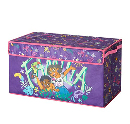 Idea Nuova Disney Encanto Collapsible Children’s Toy Storage Trunk, Durable with Lid - color: Encanto