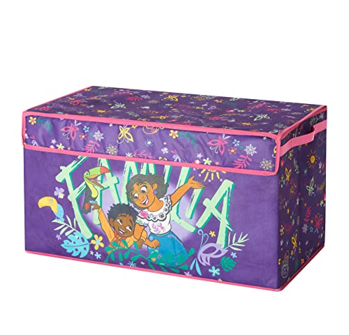 Idea Nuova Disney Encanto Collapsible Children’s Toy Storage Trunk, Durable with Lid - color: Encanto