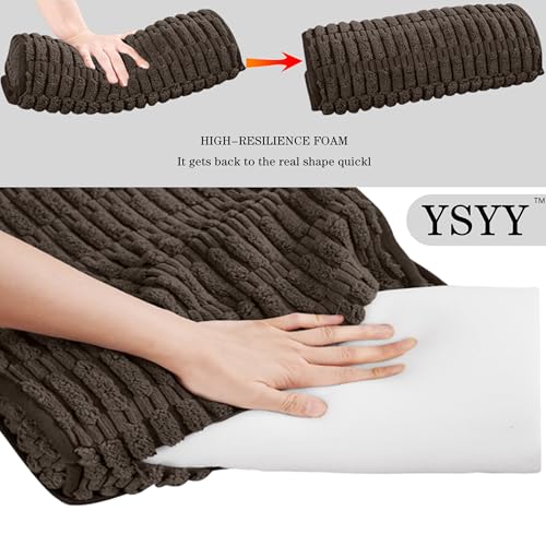 Memory Foam Recliner Neck Pillow. | Breathable pressure relieving ergonomic cushion fits car, sofa, office chair, recliner. Brown,17"W×2.7"D - color: Brown, size: 17"W x 2.7"D