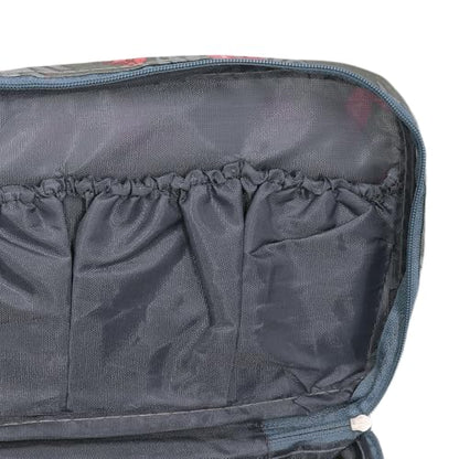 Bra Underwear Storage Bag Portable Multi-Functional Travel Organizers Pouch Case Packing Cube Cosmetic Bag,Grey Flamingo - color: Grey Flamingo