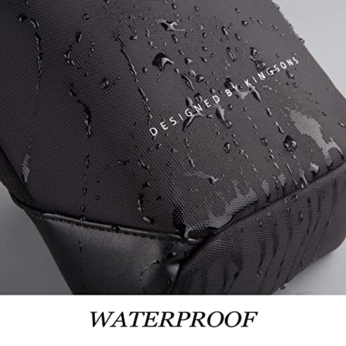 Kingsons Small Crossbody Bag Sling Bag for Men Women Waterproof Chest Pack with Anti Theft Pocket, Casual Daily Daypack Shoulder Bag for Running Travel Cycling Hiking - color: Ks3211